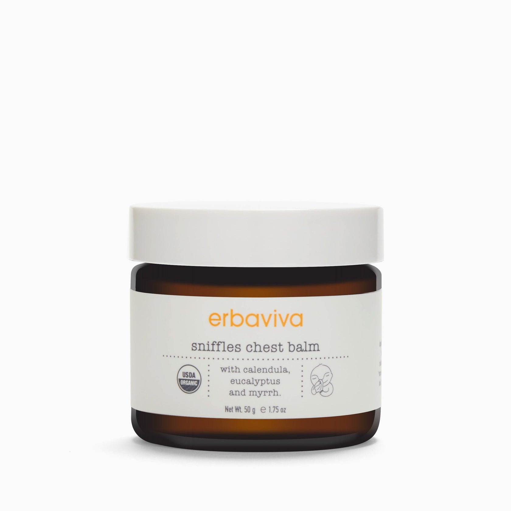 Erbaviva Sniffles Baby Chest Balm