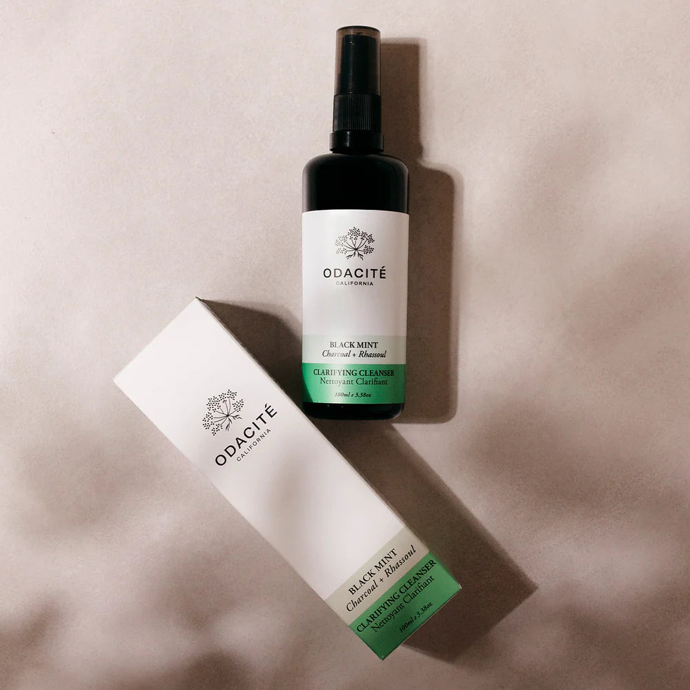 Odacité Skincare | Black Mint Clarifying Cleanser | Charcoal + Rhassoul