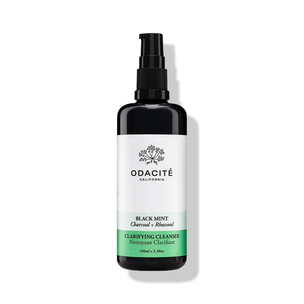 Odacité Skincare | Black Mint Clarifying Cleanser | Charcoal + Rhassoul