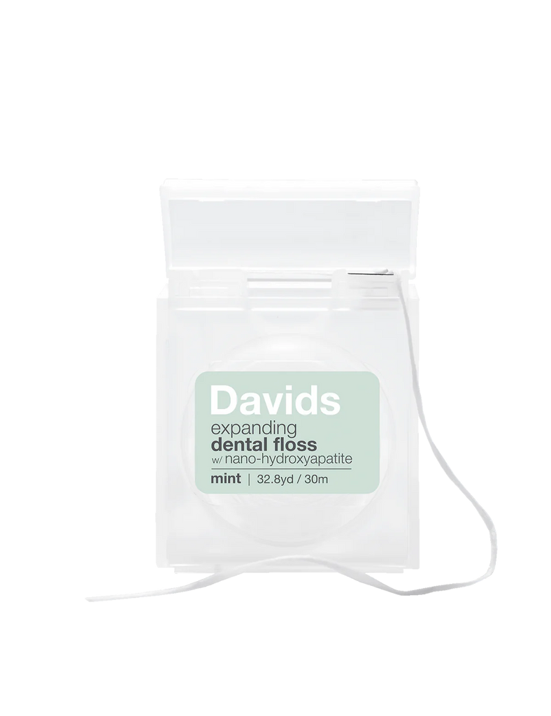 Davids | Expanding Dental Floss with Nano-Hydroxyapatite Mint