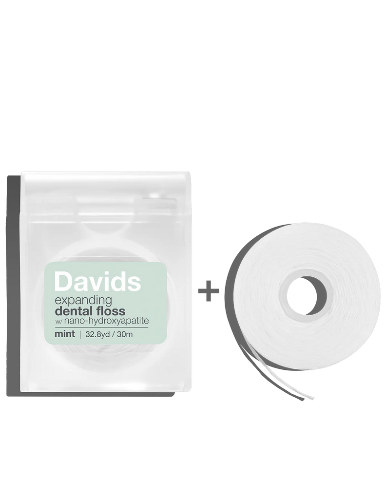 Davids | Expanding Dental Floss with Nano-Hydroxyapatite Mint