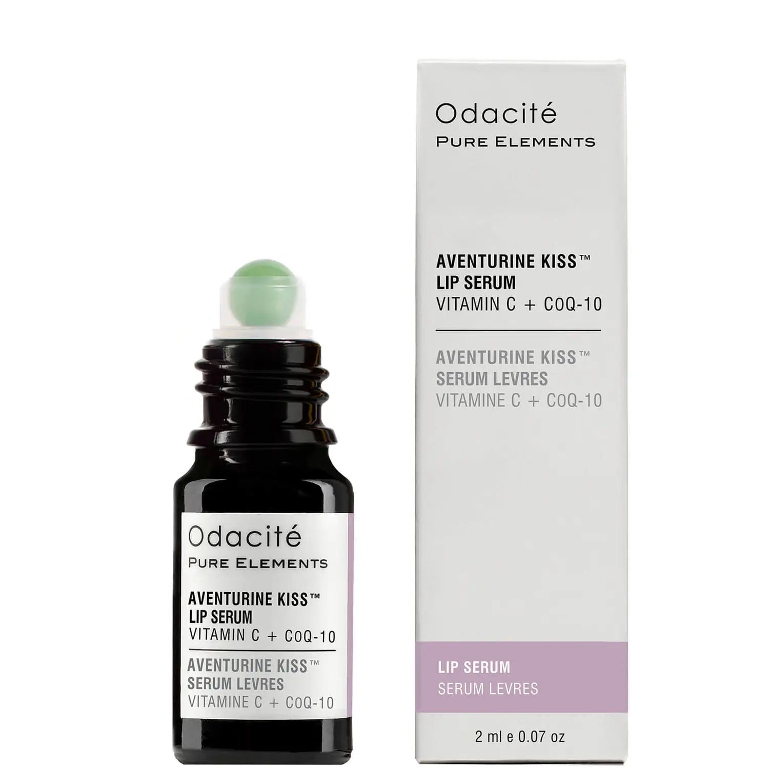 Odacité Skincare | Aventurine Kiss Lip Serum | Vitamin C + CoQ10