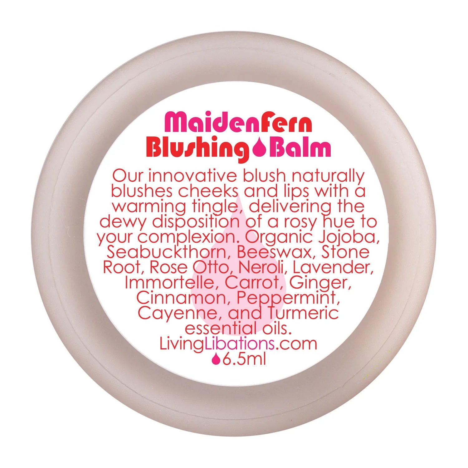 Living Libations Maiden Fern Blushing Balm