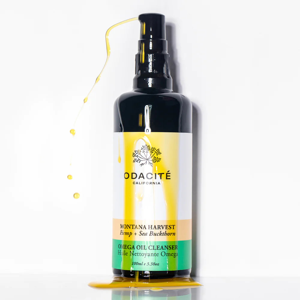 Odacité Skincare | Montana Harvest Omega Oil Cleanser | Hemp + Sea Buckthorn