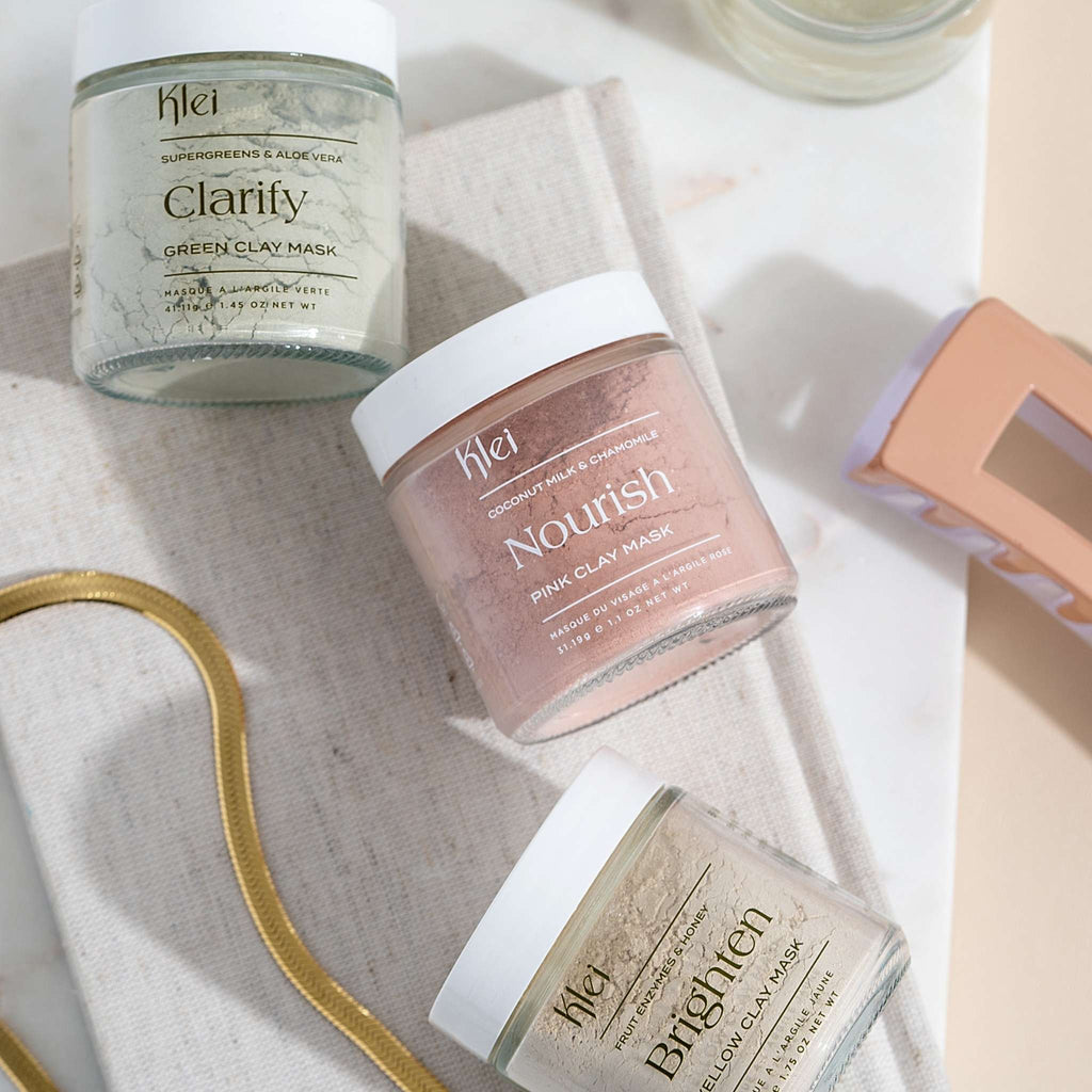 KLEI Beauty | NOURISH Coconut Milk & Chamomile Pink Clay Mask