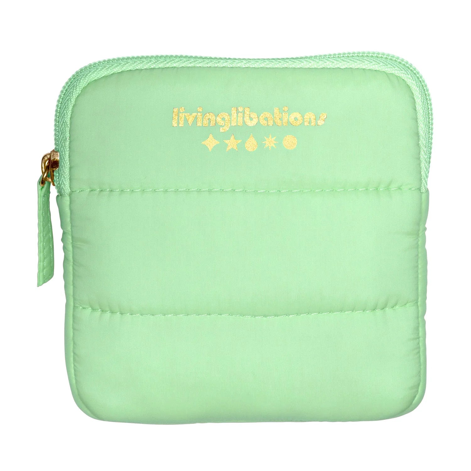 Living Libations | The Perfect Puffer Pocket Seafoam Green