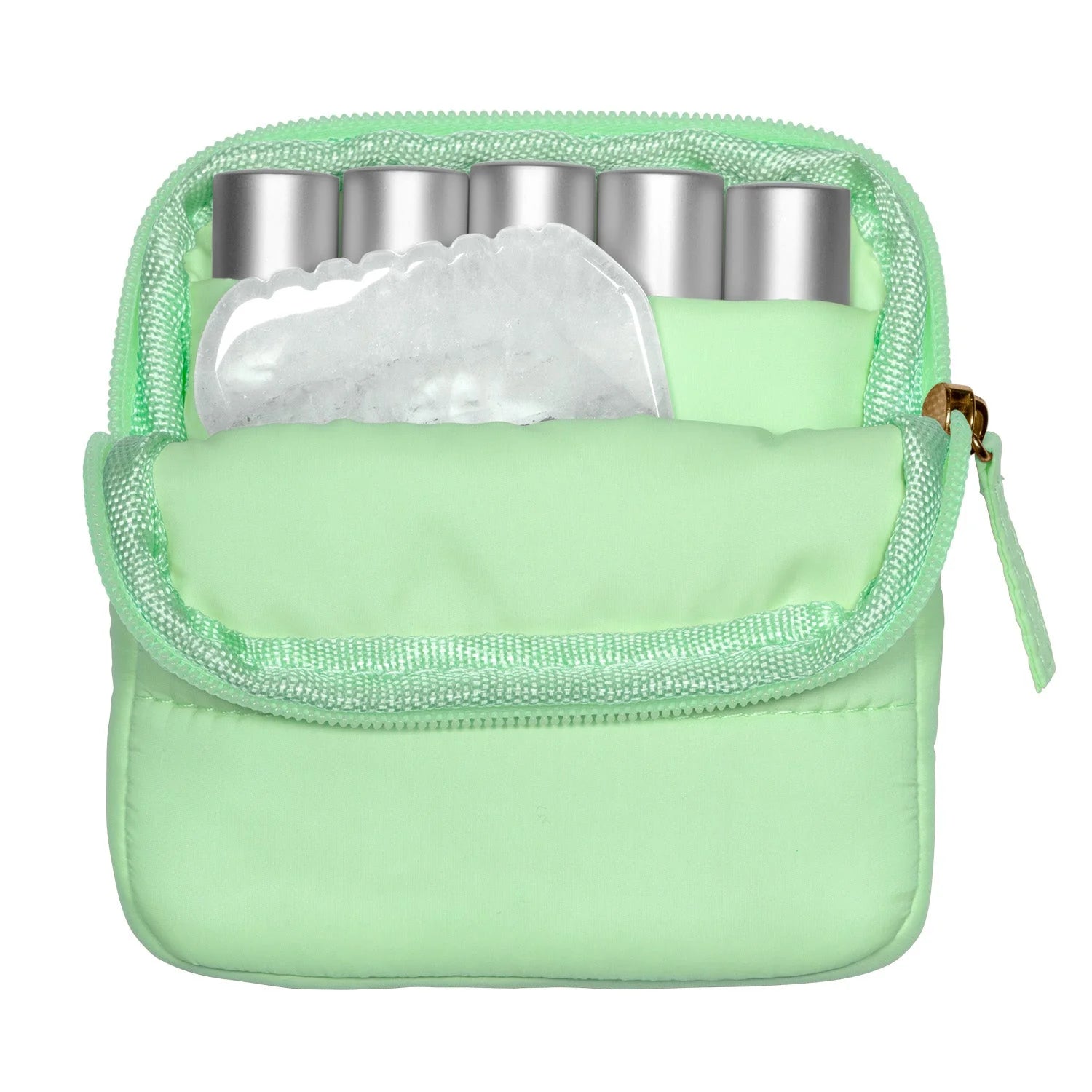 Living Libations | The Perfect Puffer Pocket Seafoam Green