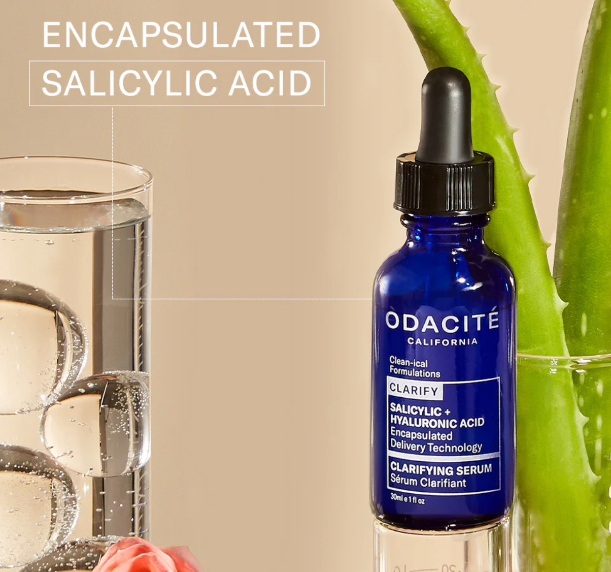 Odacité Skincare | Clarifying Serum | Salicylic + Hyaluronic Acid