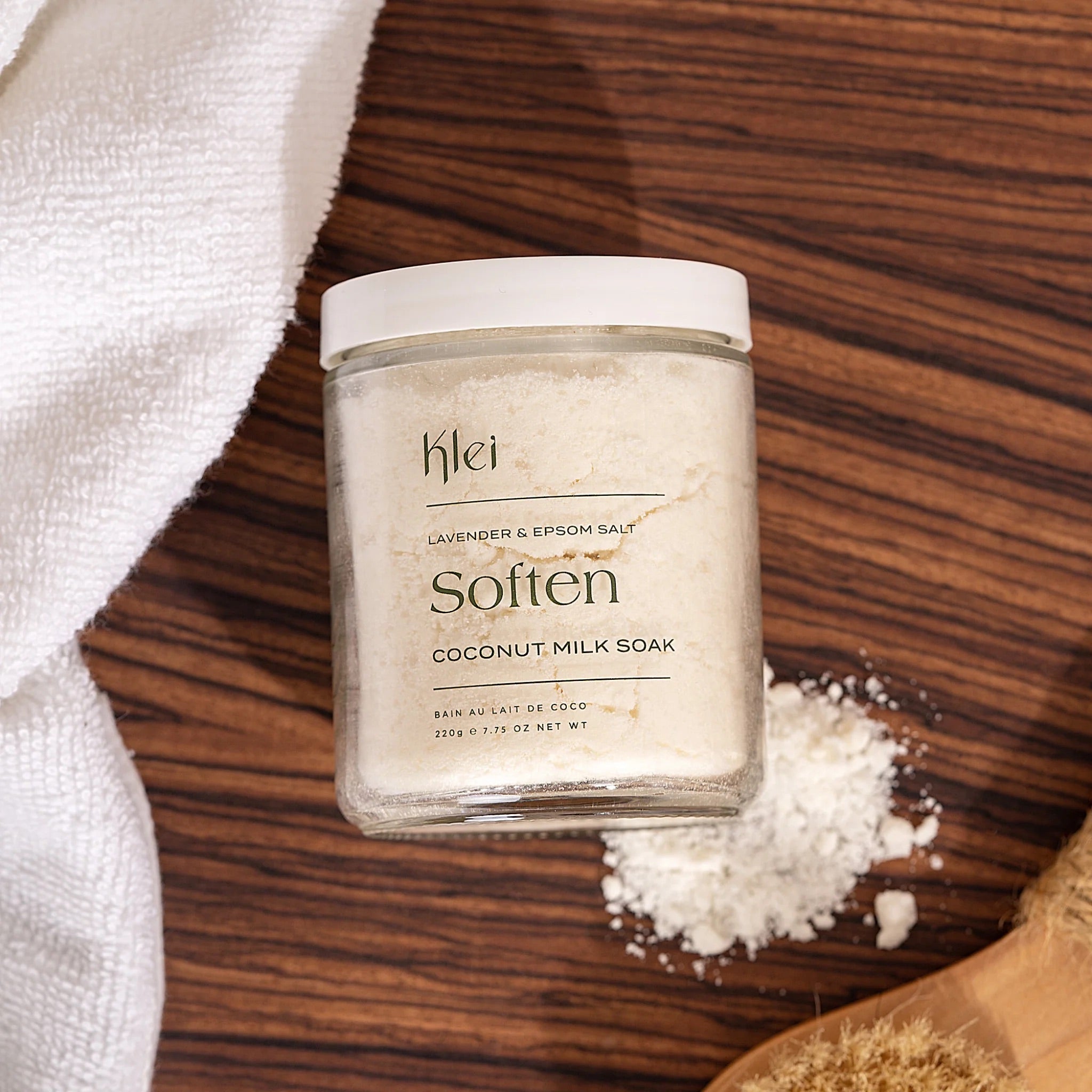 KLEI Beauty | SOFTEN Lavender &amp; Epsom Salt Coconut Milk Bath Soak