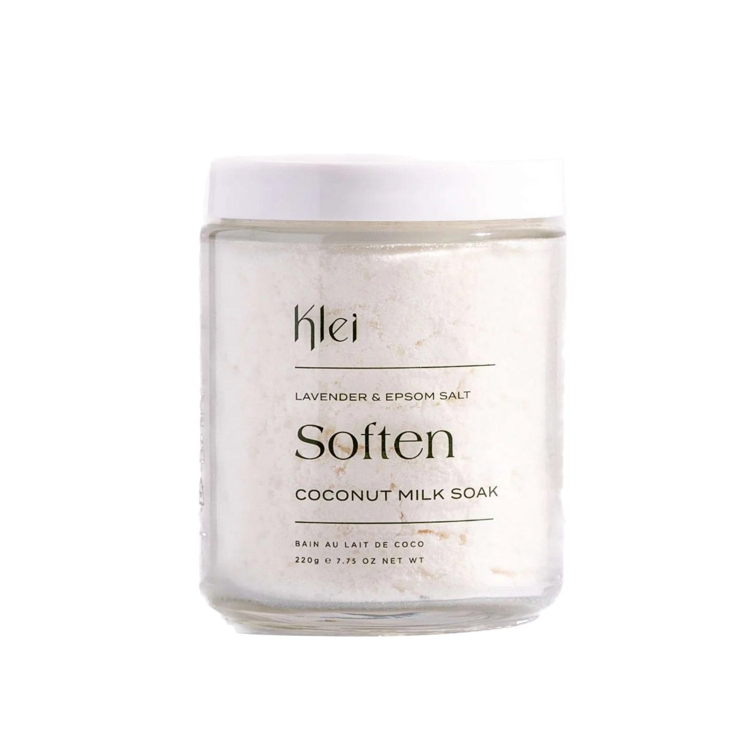 KLEI Beauty | SOFTEN Lavender &amp; Epsom Salt Coconut Milk Bath Soak