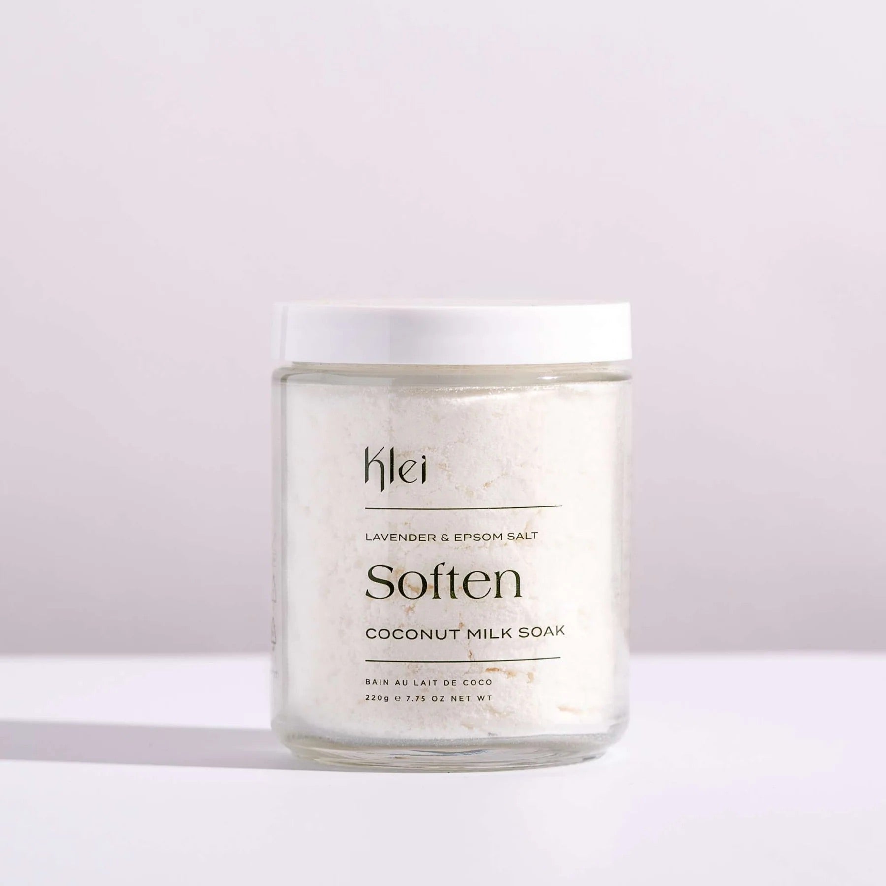 KLEI Beauty | SOFTEN Lavender &amp; Epsom Salt Coconut Milk Bath Soak