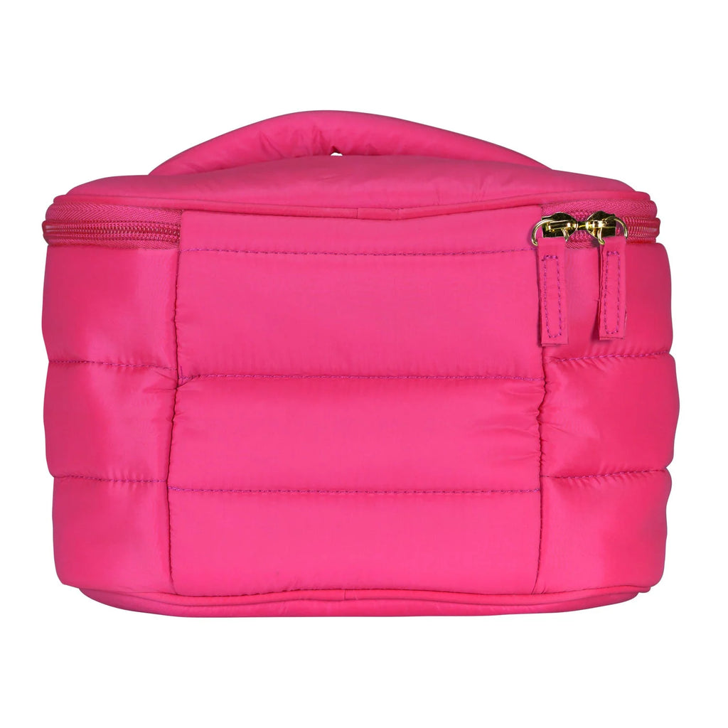 Living Libations | Puffer Train Case Peony Pink