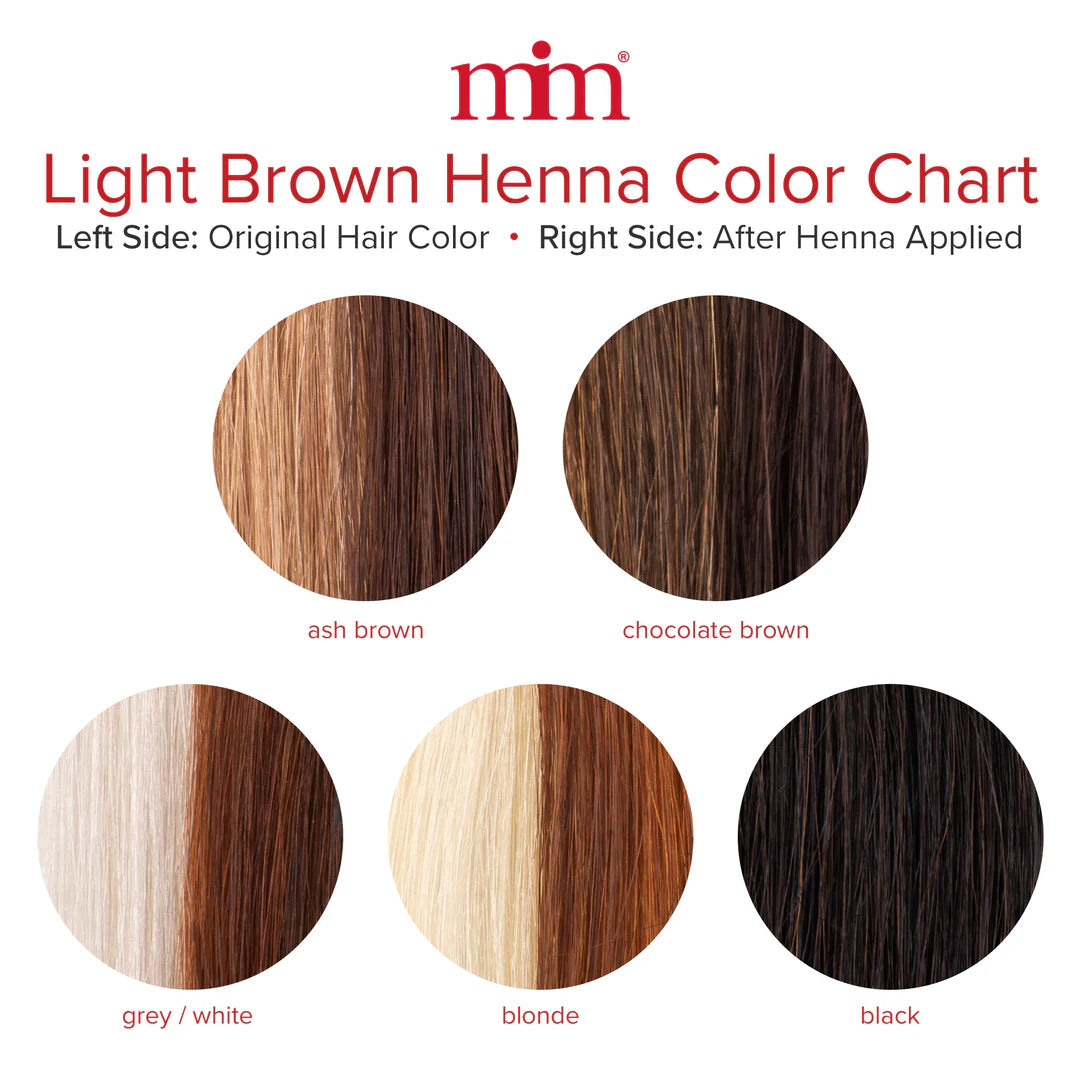 Morrocco Method Light Brown Henna Hair Dye