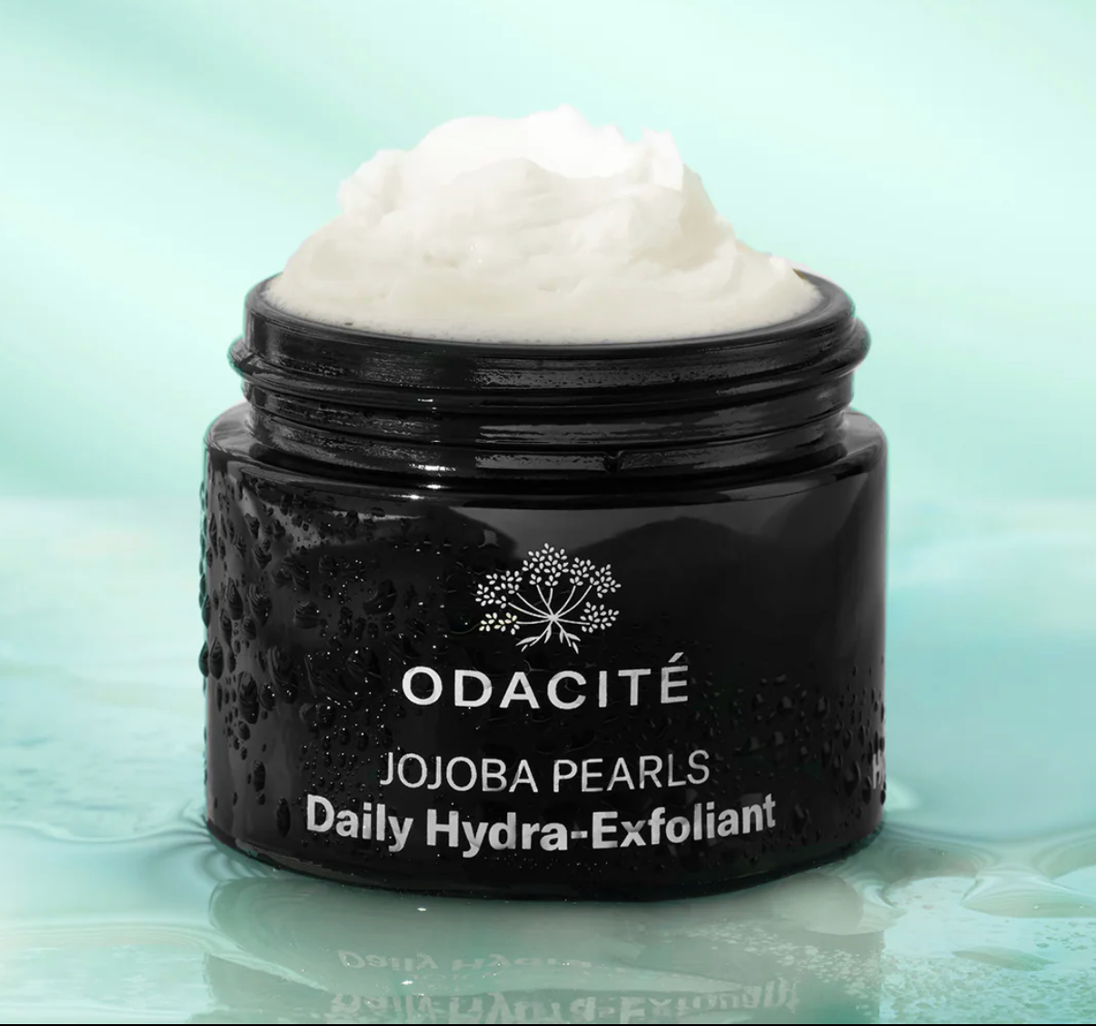 Odacité Skincare | Jojoba Pearls Daily Hydra-Exfoliant | White + Rooibos Tea