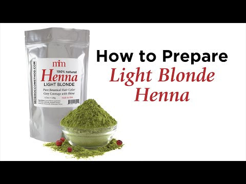 Morrocco Method Light Blonde Henna Hair Dye Video