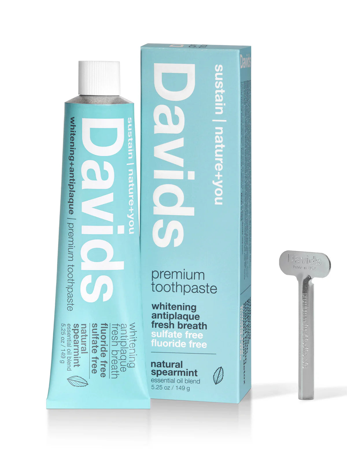 Davids | Spearmint Premium Natural Toothpaste